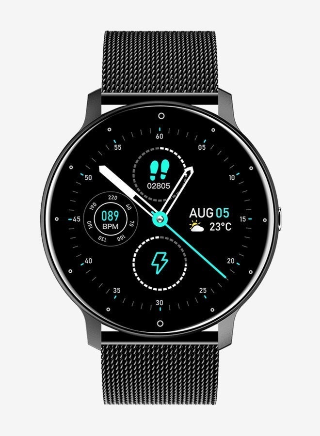 LIGE Top Fashion Smart Watch For Men ,240ppi High Resolution 1.28-Inch HD Color Screen ,100+ Sports Modes And Heart Rate Monitoring ,AI Voice Assistant Call Anytime Instant Communication ,IP67 Waterproof ,230mAh Battery Capacity Mesh+Silicone Strap Wristwatches Black - Image 2