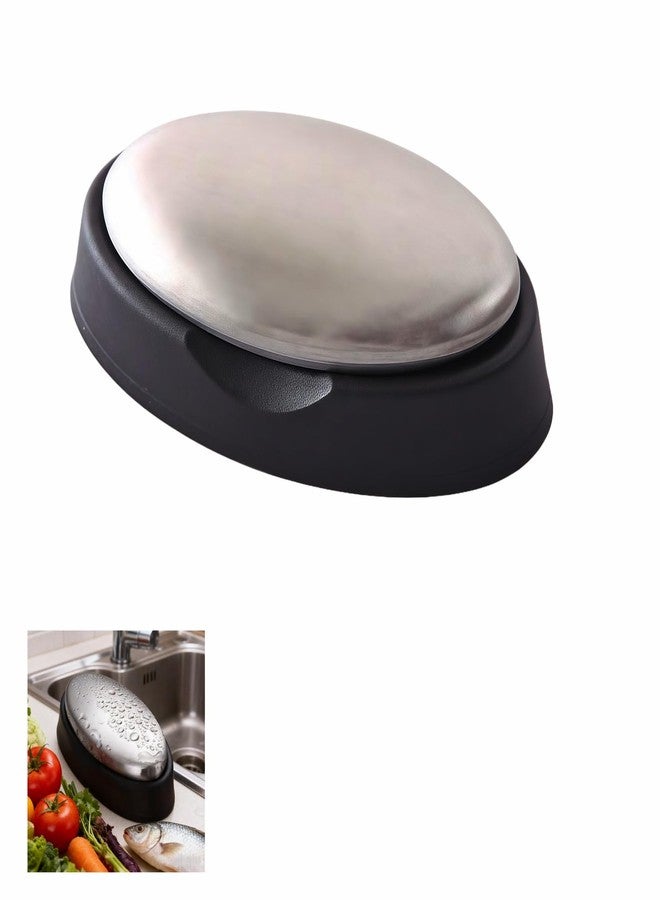 RyanDesign Stainless Steel Soap Bar for Hands - Odor Eliminator for Garlic, Onion, Fish Smells | Kitchen & Travel Metal Soap |10-Year Durability, Chemical-Free Hand Deodorizer for Cooks & Fishermen - Image 1