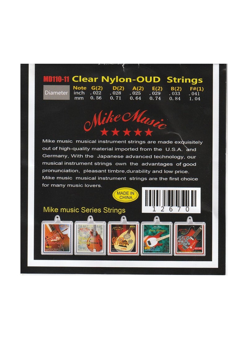 Mike Music Oud 11-String Set (Oud Strings MD110-11) - Image 2