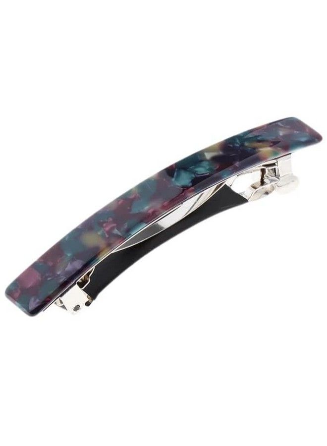 Window 3 Pcs French Barrette Tortoise Shell Hair Barrette Clip Geometric Acetate Hair Clip Barrettes Resin Hair Barrettes (Thin) - Image 5