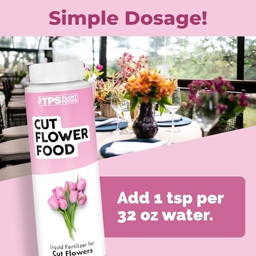 TPS NUTRIENTS Cut Flower Food, Liquid Nutrients to Keep Flowers Fresh Longer, 8 oz (250mL) - Image 3