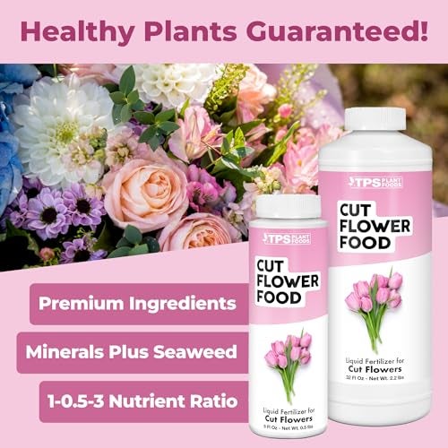 TPS NUTRIENTS Cut Flower Food, Liquid Nutrients to Keep Flowers Fresh Longer, 8 oz (250mL) - Image 2