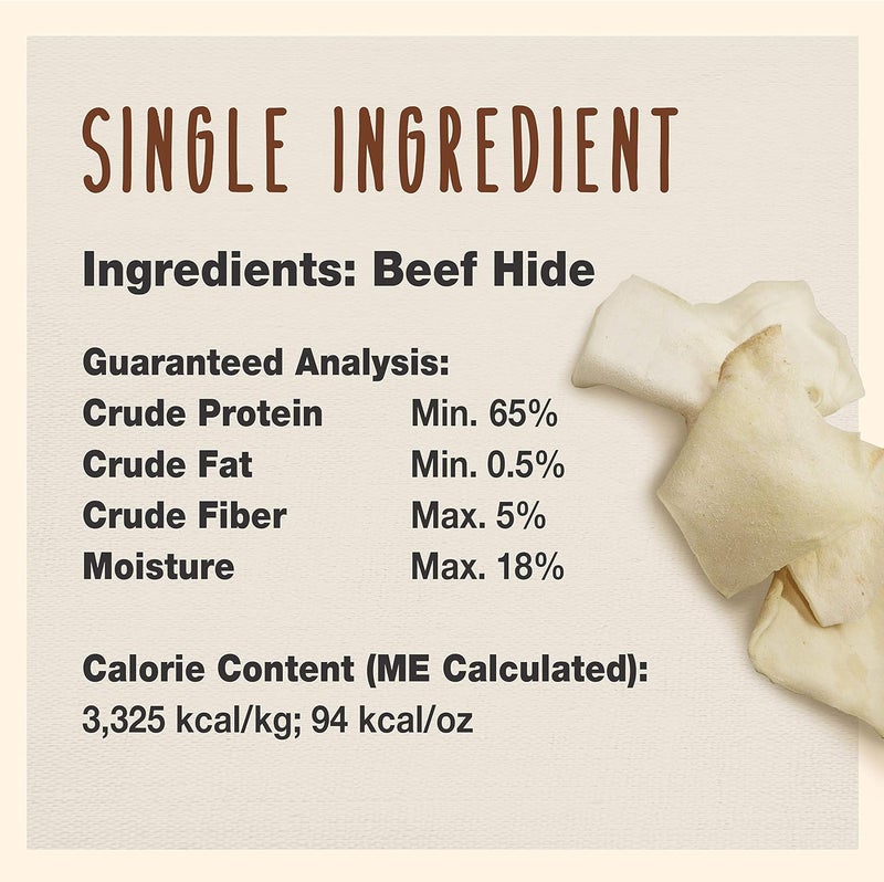 Cadet Premium Grade Beef Hide for Dogs Rawhide Long Lasting Dog Chews Chips Curls  Rolls for SmallMediumLarge Dogs - Image 4