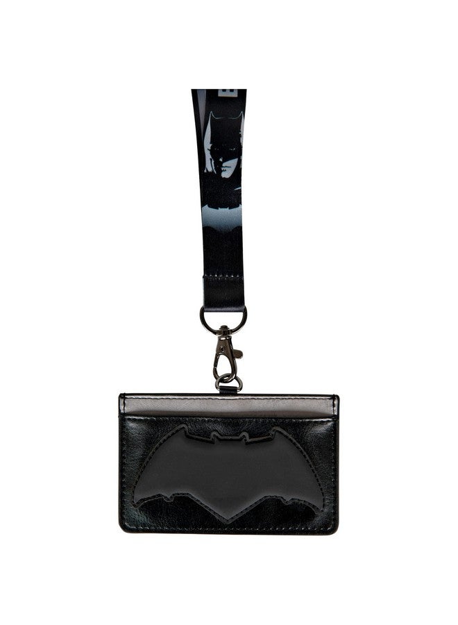 مونوغرام حزام دي سي الفاخر مع حامل بطاقات من البولي يوريثان - باتمان - Image 3