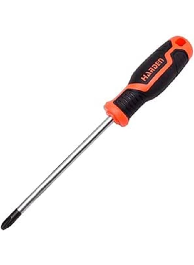 Harden Screwdriver 2 Color 0X75mm Fiber Handle Crv 14X11X1Cm