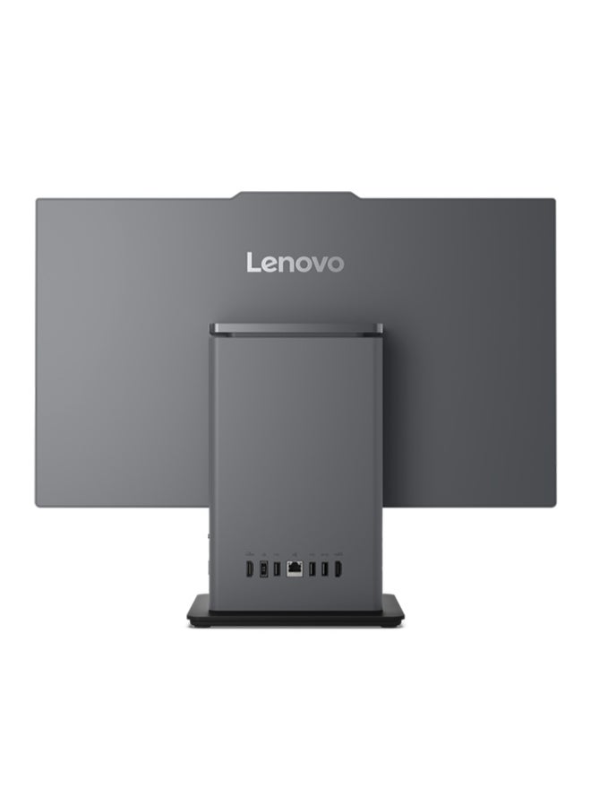 لينوفو جهاز ThinkCentre neo 50a 24 AIO بشاشة 23.8 بوصة عالية الدقة بالكامل (1920x1080)، معالج Core i7-13620H، ذاكرة وصول عشوائي 16 جيجابايت DDR5، قرص صلب SSD سعة 512 جيجابايت، معالج رسومات Intel UHD، نظام التشغيل Windows 11، يدعم اللغتين الإنجليزية والعربية، لون رمادي قمري الإنجليزية/العربية - Image 4
