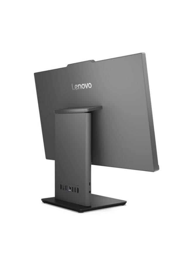 لينوفو جهاز ThinkCentre neo 50a 24 AIO بشاشة 23.8 بوصة عالية الدقة بالكامل (1920x1080)، معالج Core i7-13620H، ذاكرة وصول عشوائي 16 جيجابايت DDR5، قرص صلب SSD سعة 512 جيجابايت، معالج رسومات Intel UHD، نظام التشغيل Windows 11، يدعم اللغتين الإنجليزية والعربية، لون رمادي قمري الإنجليزية/العربية - Image 5