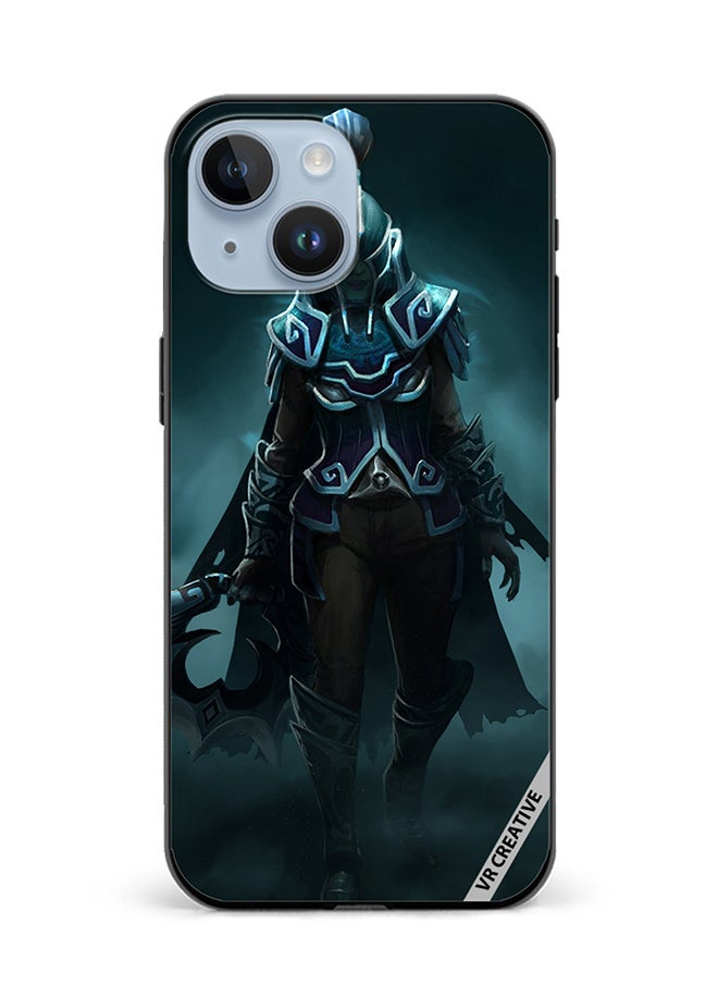 VR CREATIVE - Protective Case Cover For Apple iPhone 15 Phantom Assassin, Dark Wraith Set, Dota 2 Design Multicolour - Image 1