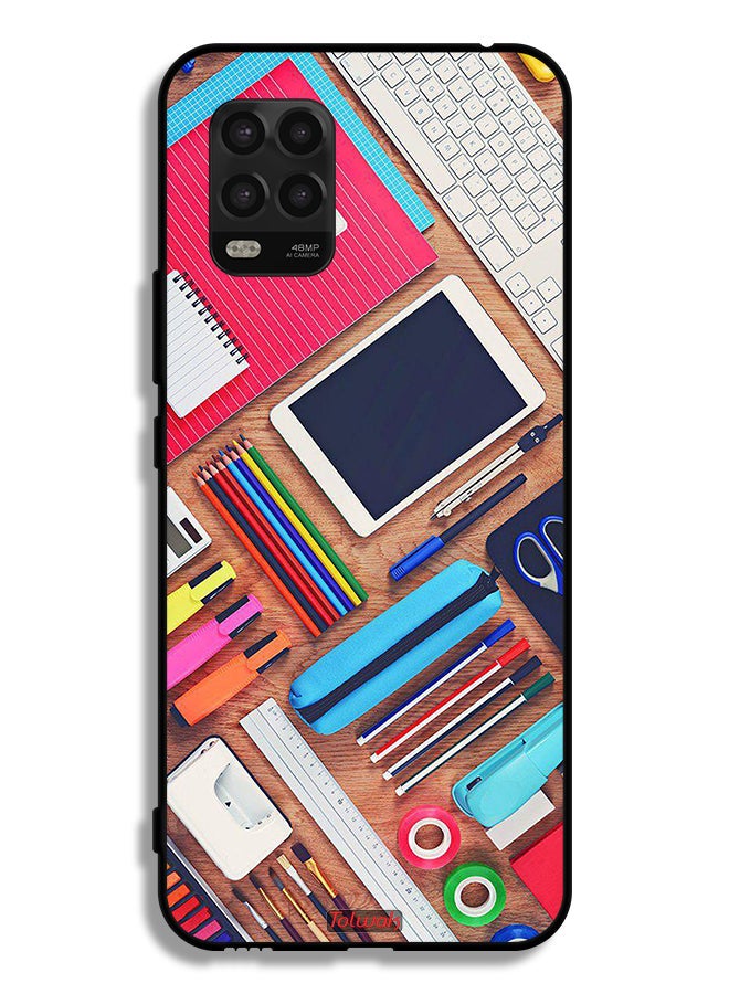 Tolwak Xiaomi Mi 10 Lite 5G Protective Case Cover Girl Hobby Desk - Image 2