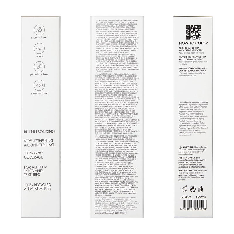 Bondbar 8RC Light Copper Blonde Bonding Permanent Creme Hair Color, Repairing hair dye for all hair types, Vegan, Built in Bonding, 2.05 Oz - Image 5