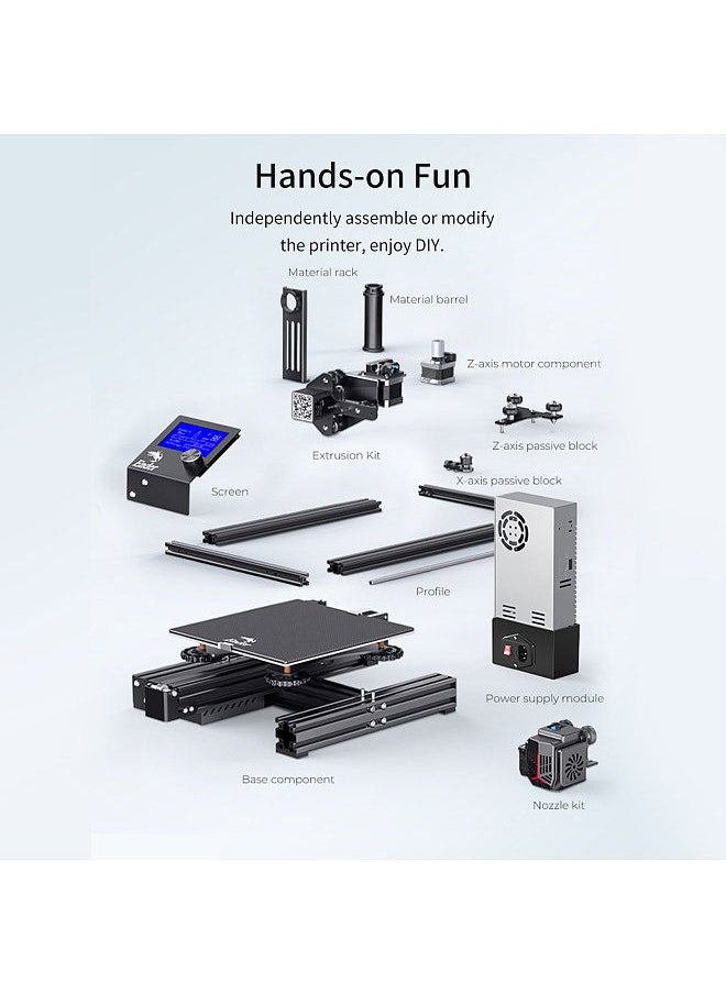 Creality 3D - Creality Ender-3 Neo Desktop 3D Printer FDM 3D Printing 220*220*250mm/8.6*8.6*9.8in Build Size - Image 1