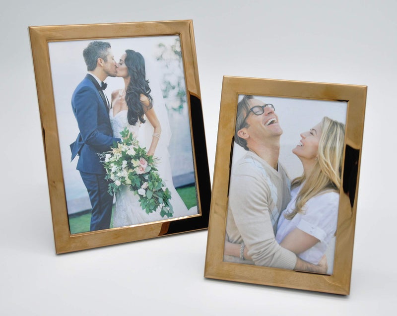 DECANIT 3.5x5 Picture Frames Rose Gold Metal Photo Frames for Tabletop Display and Wall Decoration-Best Gifts for Family - Image 2