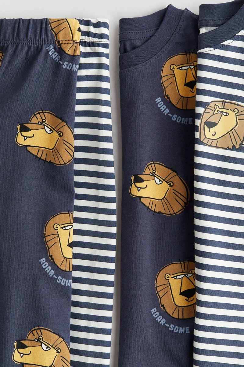 H&M 2-pack printed cotton pyjamas