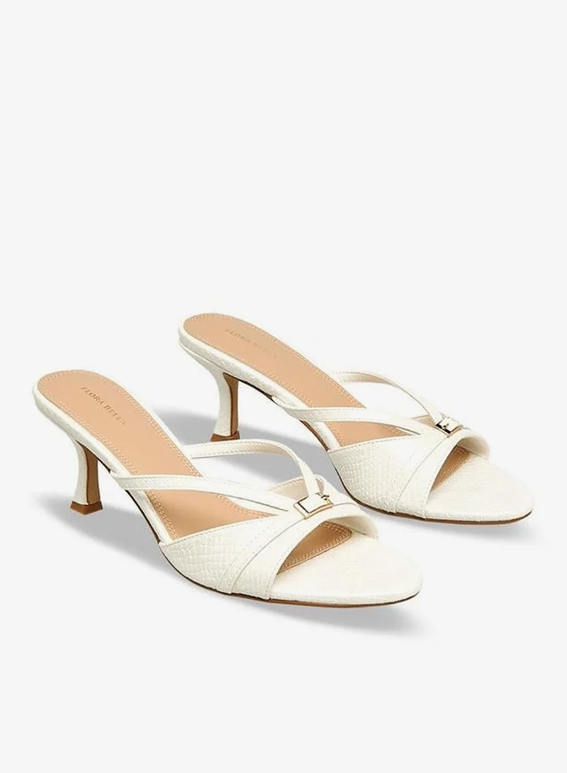 Flora Bella By Shoexpress Flora Bella Women Cross Strap Flared Heel Sandals