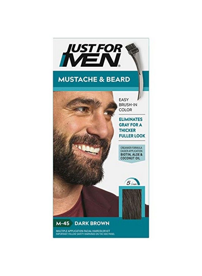 Just For Men Color Gel Mustache & Beard M45 Dark Brown 1 Each (Pack Of 2) - Image 1