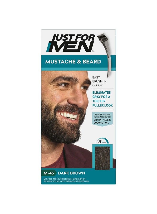 Just For Men Color Gel Mustache & Beard M45 Dark Brown 1 Each (Pack Of 2) - Image 2