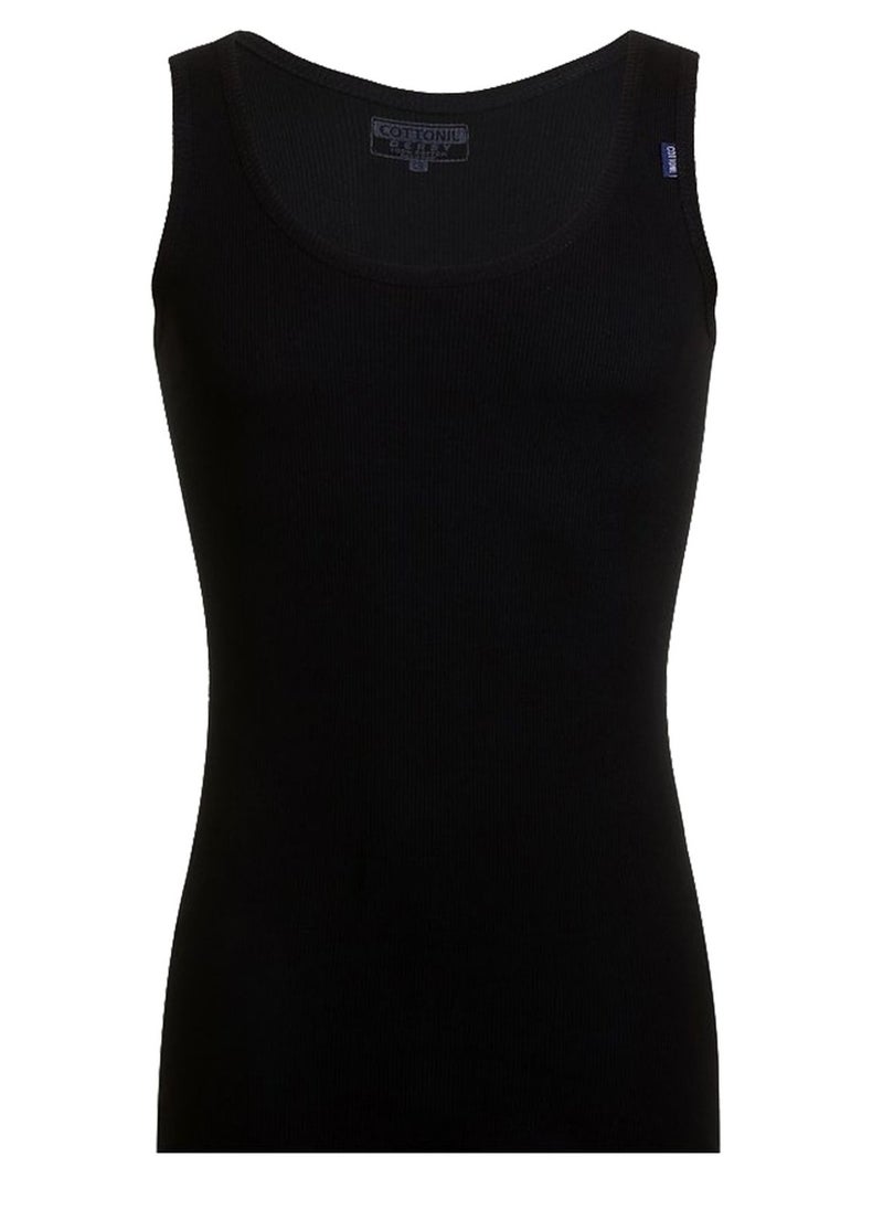 COTTONIL - Cottonil Men Undershirts Derby-BLack - Image 1