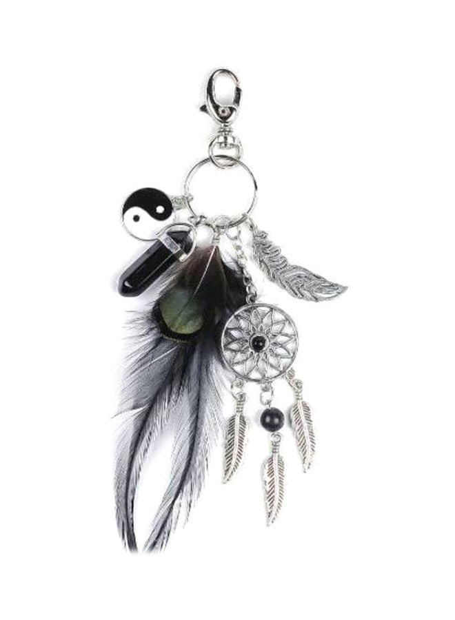 NIBEMINENT Beautiful Women Keychain Black