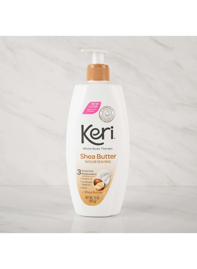 Keri Nourishing Shea Butter Body Lotion, 15 Ounce - Image 2