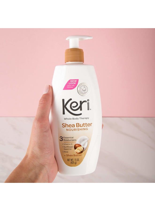 Keri Nourishing Shea Butter Body Lotion, 15 Ounce - Image 4