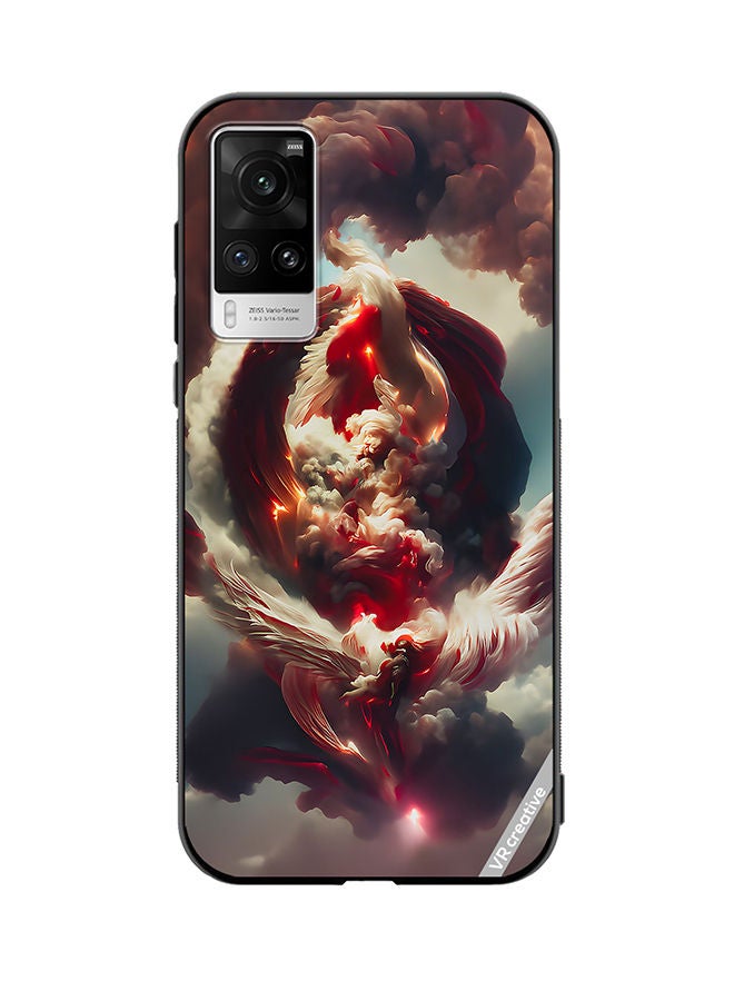 VR CREATIVE Protective Case Cover For Vivo X60 Pro A New Angel Reborn Foundation Design Multicolour - Image 1
