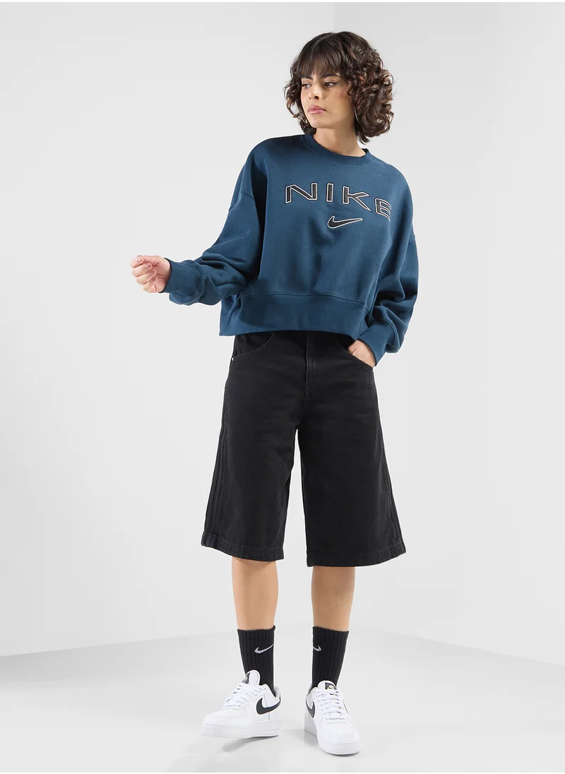 نايكي Nsw Phoenix Fleece Oversized Sweatshirt