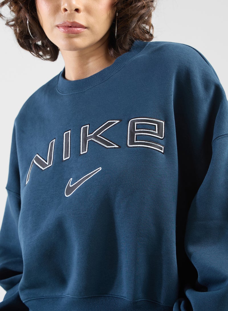 Nike Nsw Phoenix Fleece Oversized Sweatshirt - Image 3