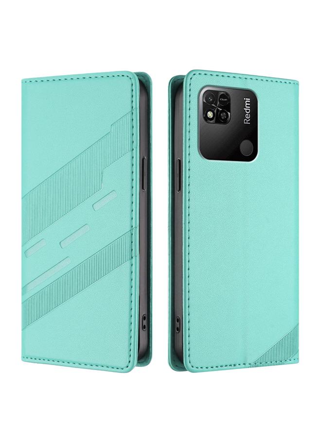 S-TOP Case For Redmi 10A / 9C Embossed Multi-functional Wallet Retro Leather Phone Case - Image 2