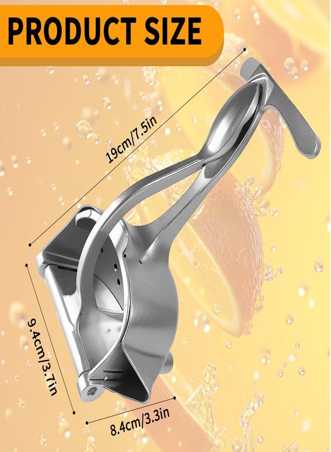 MCSDFN Hand Juicer Squeezer Aluminum Lemon Squeezer Citrus Juicer Hand Press Heavy Duty Manual Squeeze Extractor Tool for Pressing Pomegranates, Citrus, Oranges, and other Fruits - Image 2