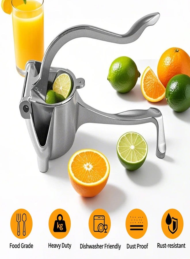MCSDFN Hand Juicer Squeezer Aluminum Lemon Squeezer Citrus Juicer Hand Press Heavy Duty Manual Squeeze Extractor Tool for Pressing Pomegranates, Citrus, Oranges, and other Fruits - Image 4