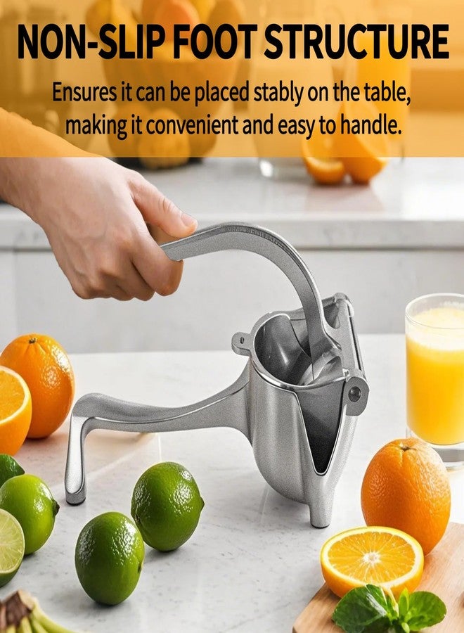 MCSDFN Hand Juicer Squeezer Aluminum Lemon Squeezer Citrus Juicer Hand Press Heavy Duty Manual Squeeze Extractor Tool for Pressing Pomegranates, Citrus, Oranges, and other Fruits - Image 3