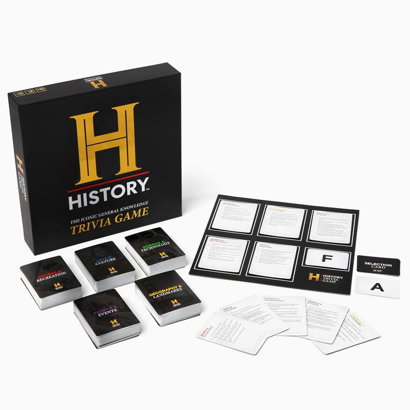 Dyce HISTORY Channel Trivia Game - 2000+ General Knowledge Questions - Christmas Stocking Stuffers Gift for Adults, Family in The Pursuit of Trivial Knowledge - Super Trivia for Board & Card Games Night - Image 5