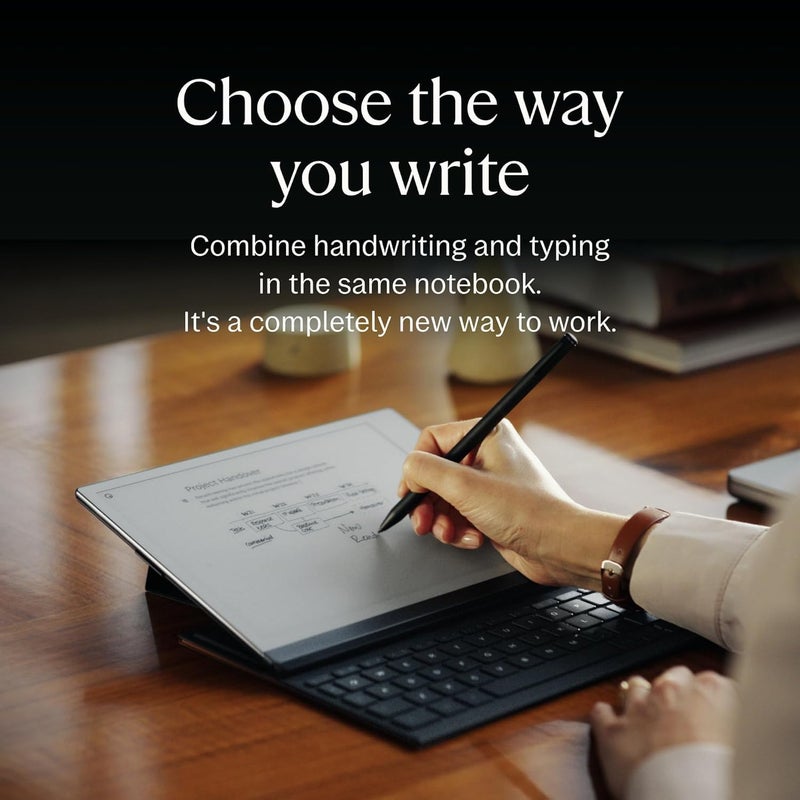 Remarkable غطاء لوحة المفاتيح reMarkable 2 - بني | لوحة مفاتيح لجهاز rM 2 اللوحي | الإنجليزية الأمريكية | غير متوافق مع Paper Pro - Image 4