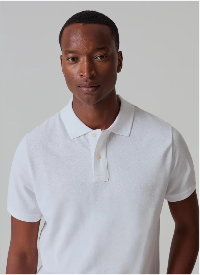 Ovs Supima cotton piquet polo shirt