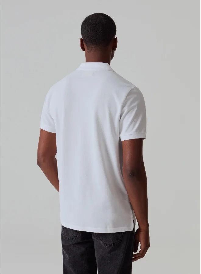 Ovs Supima cotton piquet polo shirt