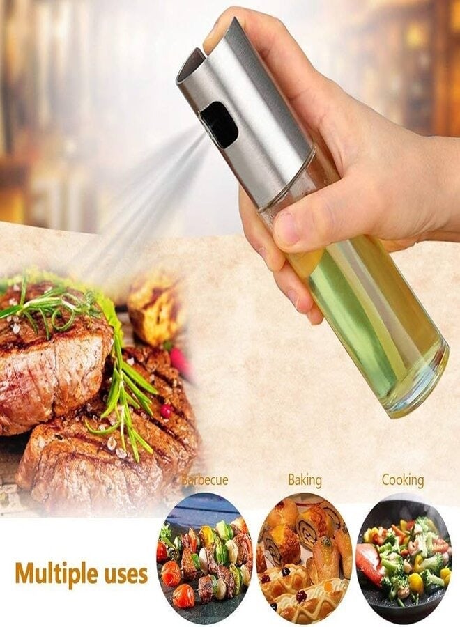 Refillable Glass Oil Spray Bottle – 100ml (Color may very) - Image 4
