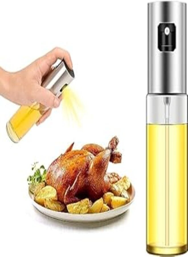 Refillable Glass Oil Spray Bottle – 100ml (Color may very) - Image 3