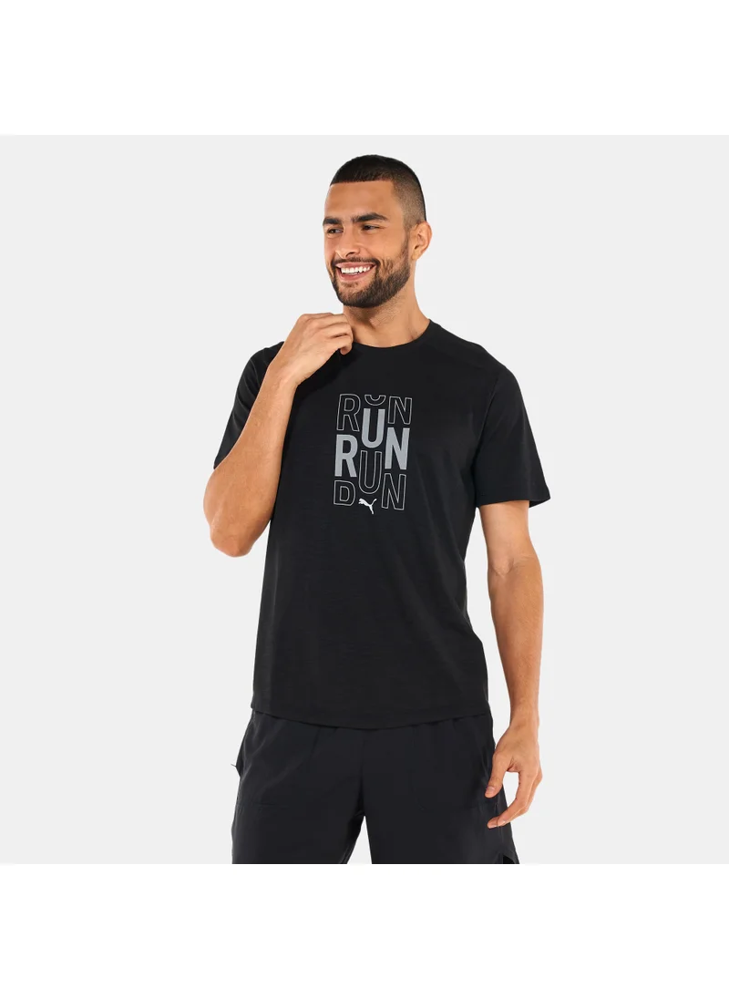 PUMA Men's Performance Logo Running T-Shirt