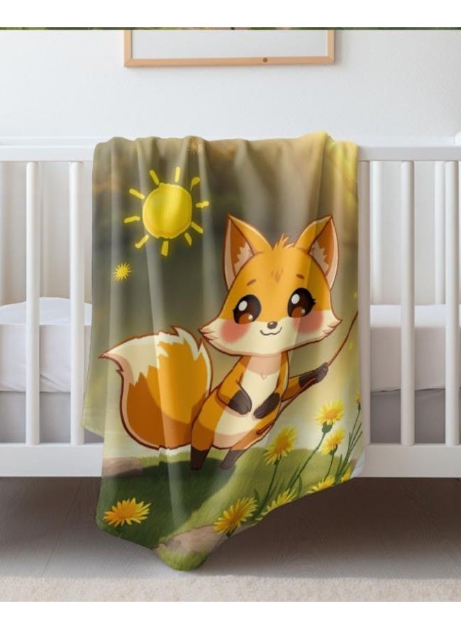 general Children's or student cartoon flannel thin blanket (warm and comfortable, suitable for sleep, games) 100cm*150cm - 1141 - Image 3