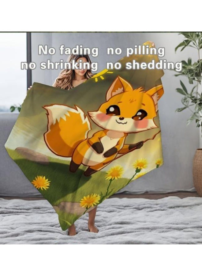 general Children's or student cartoon flannel thin blanket (warm and comfortable, suitable for sleep, games) 100cm*150cm - 1141 - Image 4