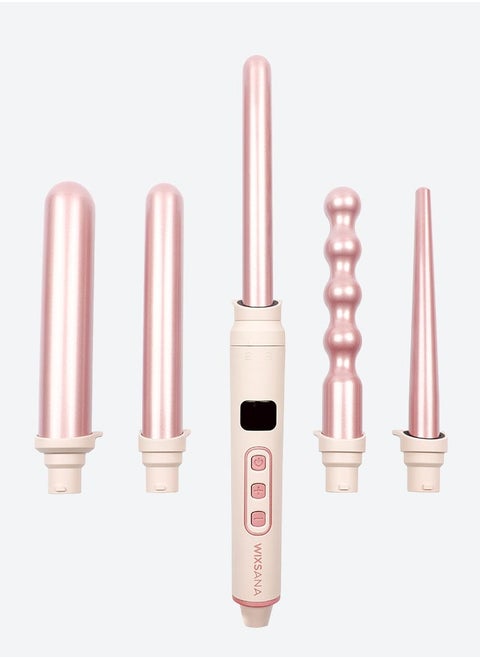 Wixsana Curly Pro offers five interchangeable heads in various sizes, allowing you to create unique and stylish looks every day. Its user-friendly design ensures quick and easy assembly and disassembly.