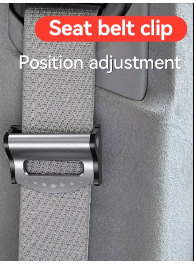 alayjah Alayjah, Plastic Sports-Style Seat Belt Holder Clip, Pack of 2 , New Design Comfort Neck Adjuster & Safety Lock Stopper for Shoulder Protection  - Image 4