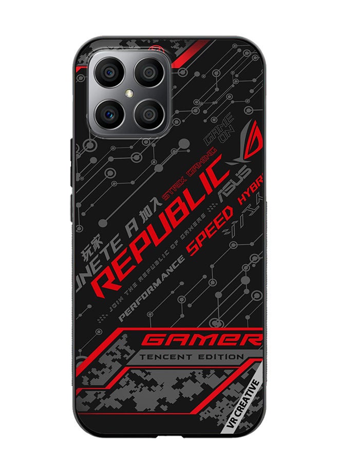 Protective Case Cover For Honor X8 Gamer Tencent Edition Design Multicolour