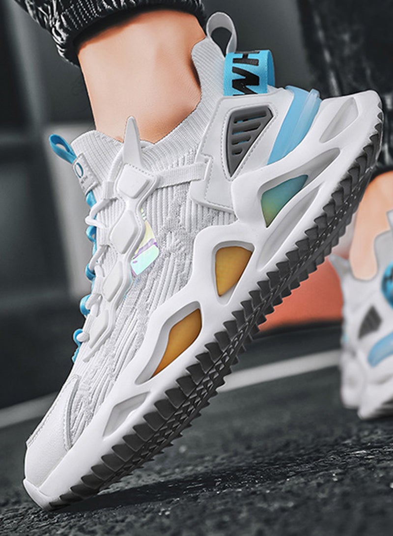 Sharpdo Mens Breathable Walking Tennis Running Shoes Fashion Sneakers - Image 3