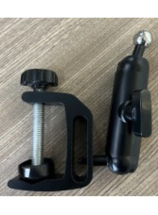 Round Tube Universal Clamp Shenniu Q Type Multifunctional Fixing Clamp Lamp Holder C Type Strong Clamp Metal U Type Desktop Fixing Clamp - Image 1