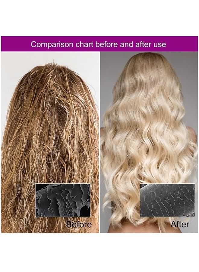 Debecty Deep Conditioning Heat Cap Microwavable Heat Cap for Steaming Hair Styling and Treatment Steam Cap Steaming Haircare Therapy (Purple) - Image 5