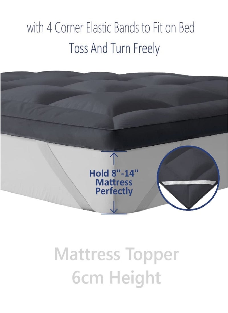 Blueberry Mattress Topper 600gsm Thickness 100x200+6cm - Image 3
