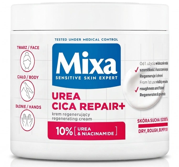 Mixa Urea Cica+ Repair​ Cream Jar 400ml - Image 1