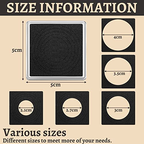 Leinuosen 30 Pcs Adjustable Acrylic Coin Cases for Collectors with Sponges 20/25/30/35/40 mm Coin Snap Holder Silver Dollar Protection Cases Dollar Collection Supplies - Image 2