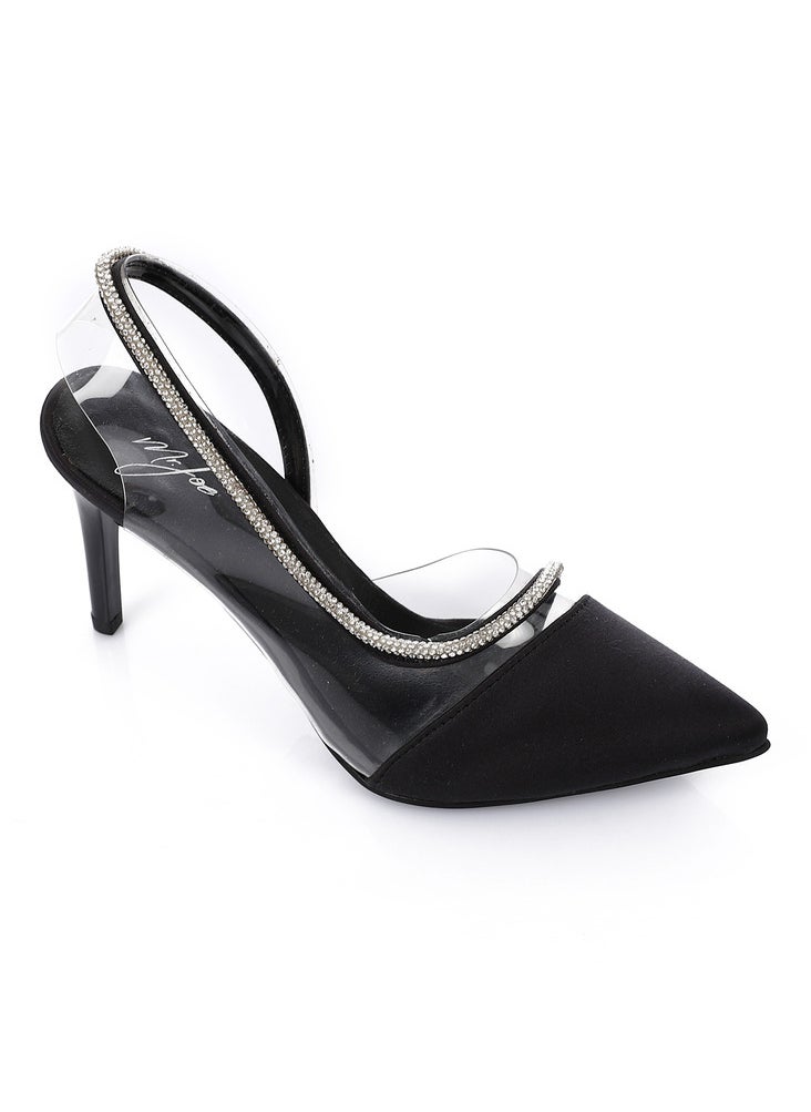 Mr.joe Soriee Heels Black For Women 3963  - Image 5
